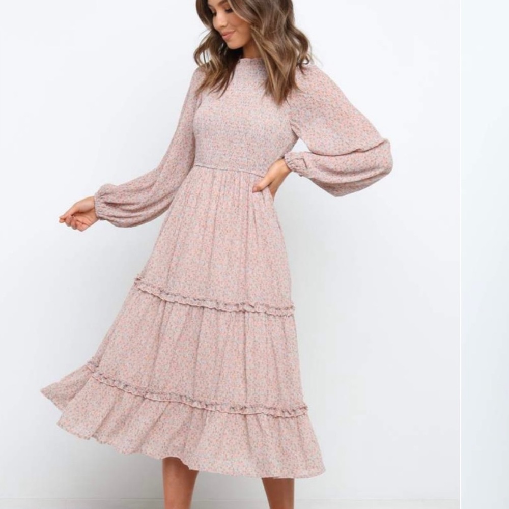 Petal and Pup Midi Venessa Dress Blush size 10